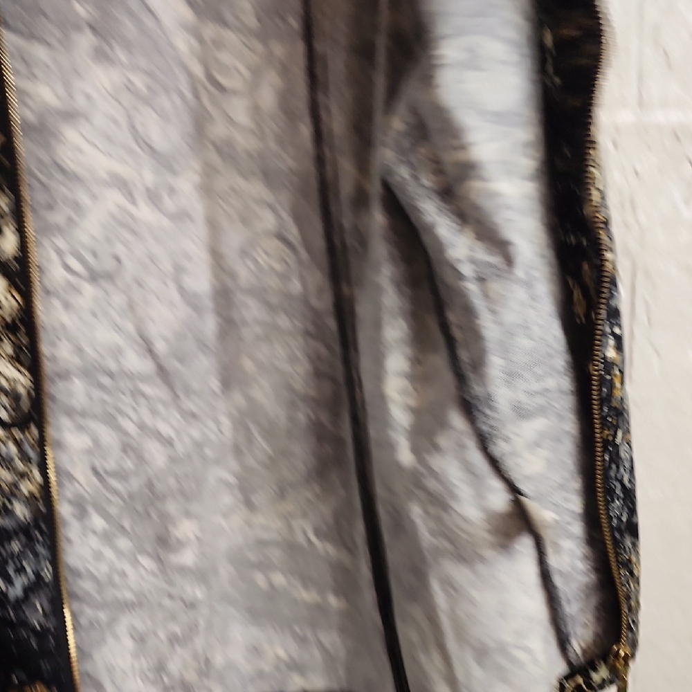 Christopher & Banks Black and Gold Paisley Blazer - Picture 9 of 9